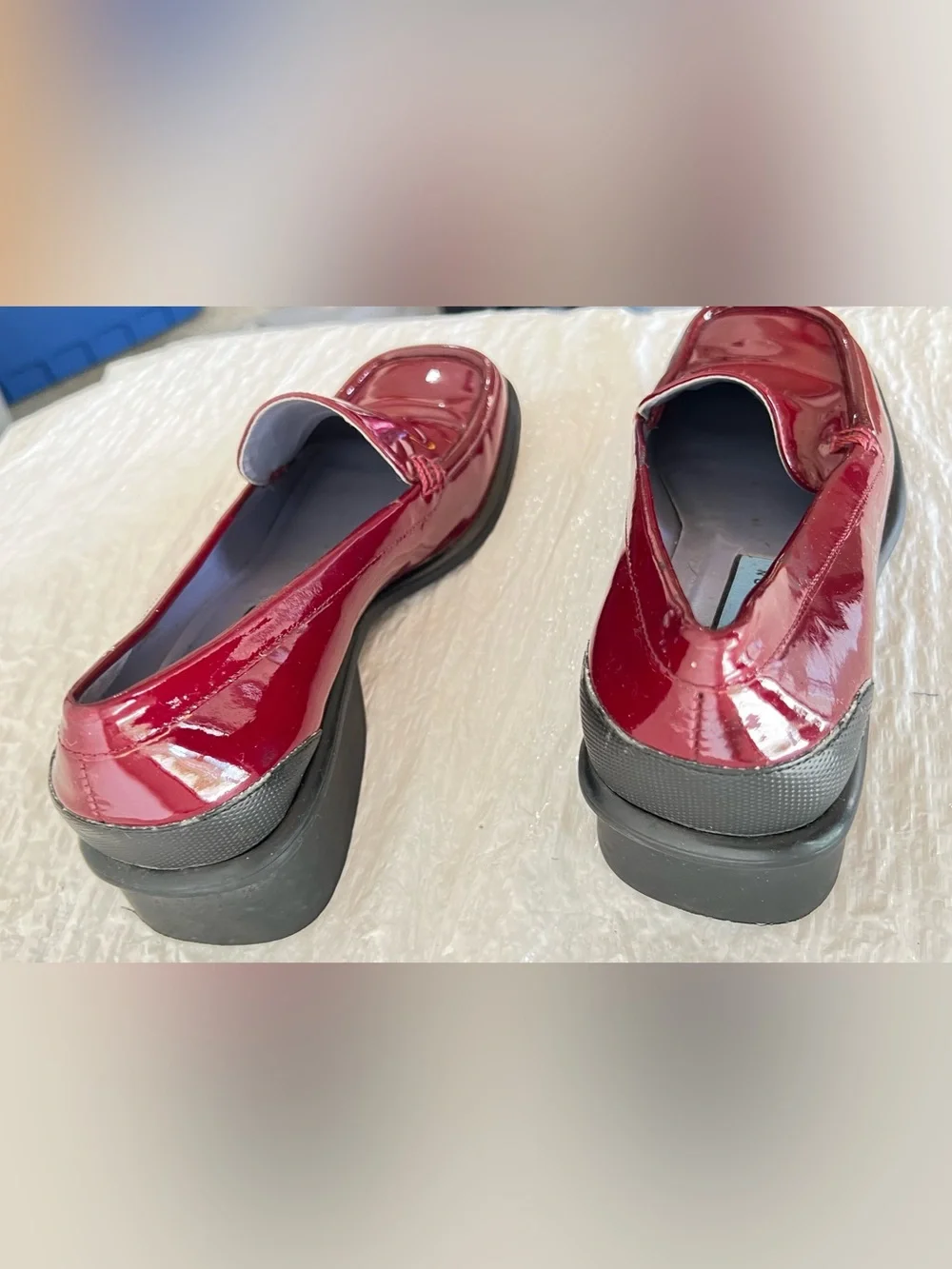 Kenneth Cole Reaction Women's Red Patent Loafers
